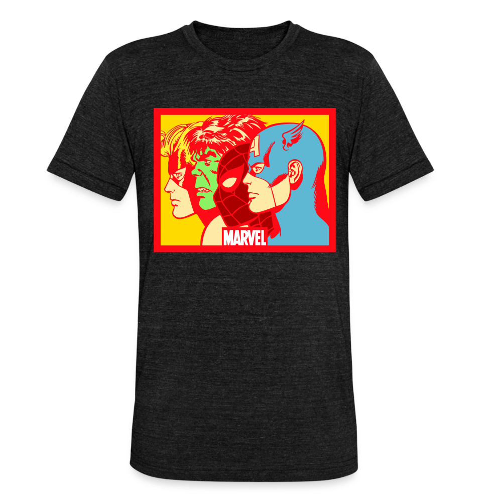 Camiseta Tri-Blend unisex de Bella + Canvas"Avengers" - heather black