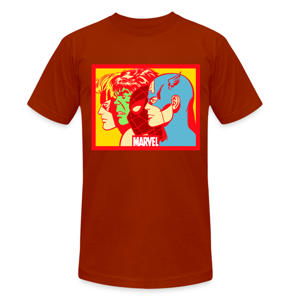 Camiseta Tri-Blend unisex de Bella + Canvas"Avengers" - heather brick