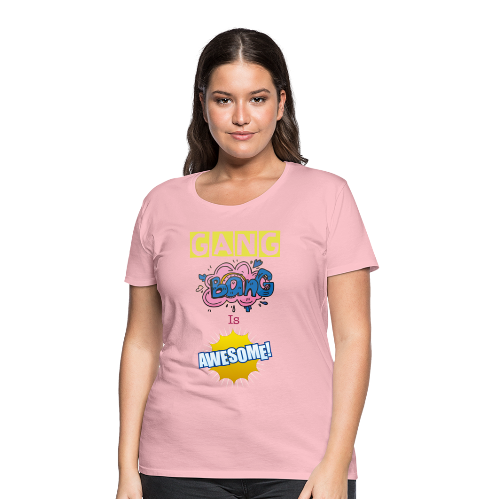 Camiseta premium mujer"gang bang" - rose shadow
