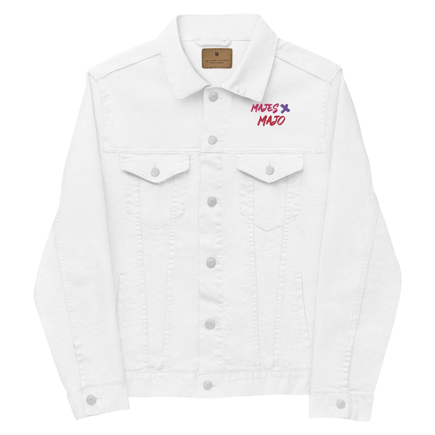 Chaqueta denim unisex"gafas y sol"