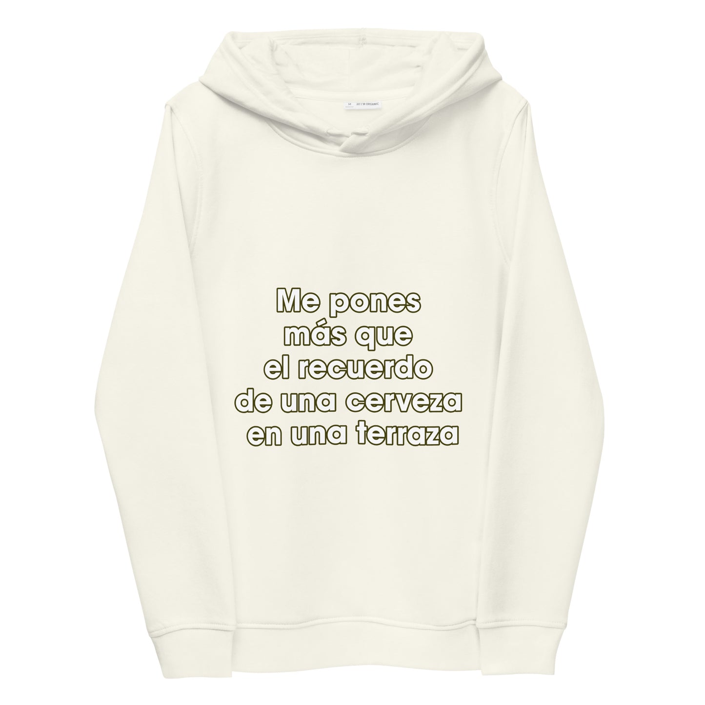 Sudadera con capucha ajustada ecológica"piropo1"