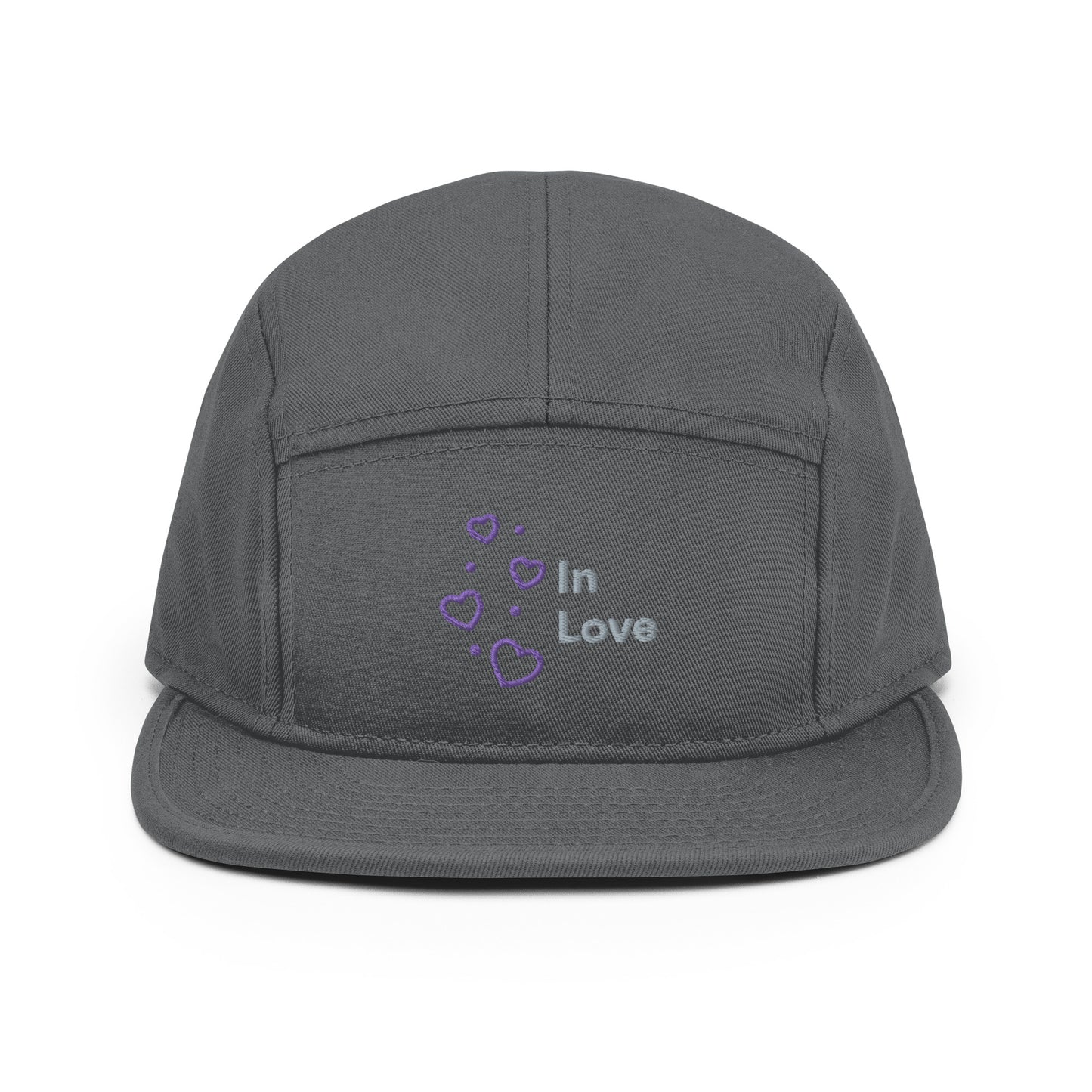 Gorra tipo camper de 5 paneles"in love"