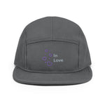 Gorra tipo camper de 5 paneles"in love"