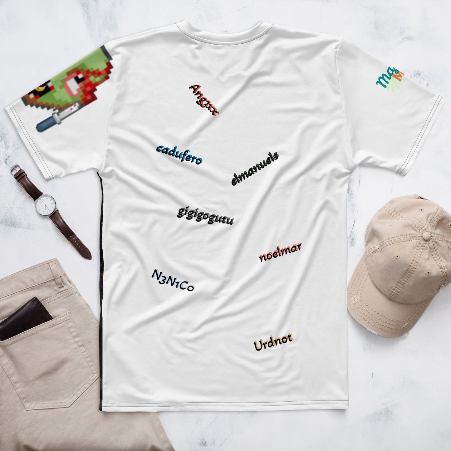 Camiseta para hombre"actividad diseño 7 days"