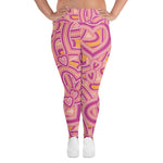 Leggins talla grande all over"Bao"