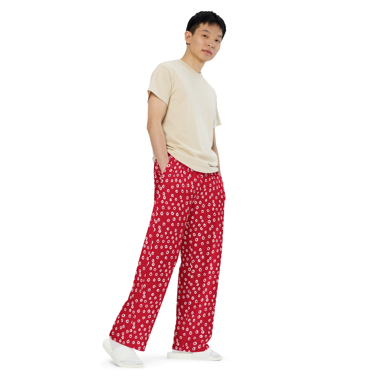 Pantalón ancho all over unisex"Shak"