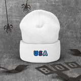 Gorro con borde vuelto"USA"