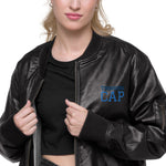 Chaqueta bomber piel vegana"thinking cap"