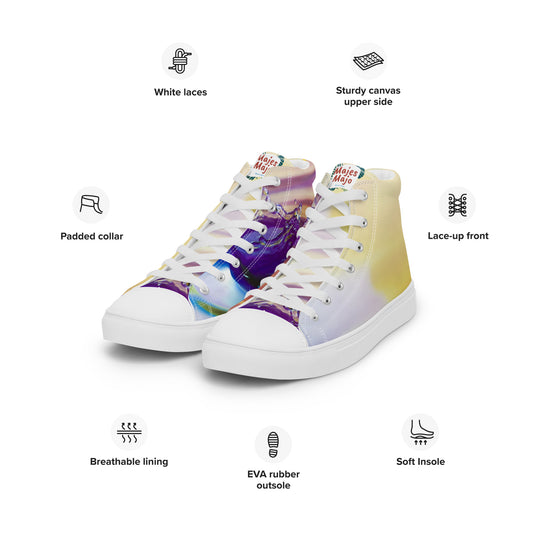 Zapatillas de lona de caña alta para hombre"Haif"