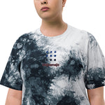 Camiseta oversize con efecto tie dye"majesmajo"