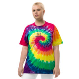 Camiseta oversize con efecto tie dye"majesmajo"