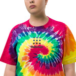 Camiseta oversize con efecto tie dye"majesmajo"