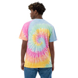 Camiseta oversize con efecto tie dye"majesmajo"