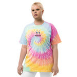 Camiseta oversize con efecto tie dye"majesmajo"