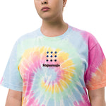 Camiseta oversize con efecto tie dye"majesmajo"