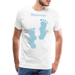 Camiseta premium hombre - blanco