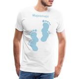 Camiseta premium hombre - blanco