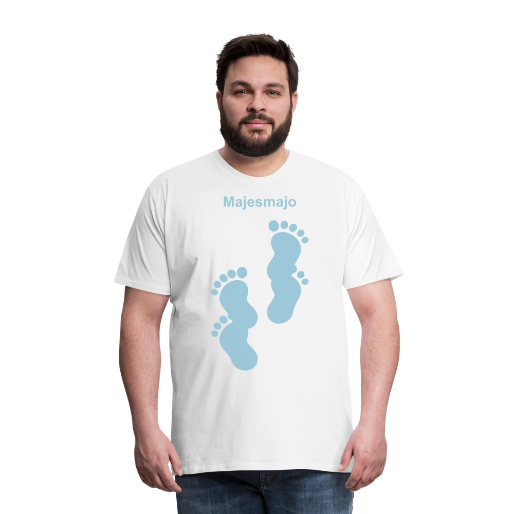 Camiseta premium hombre - blanco