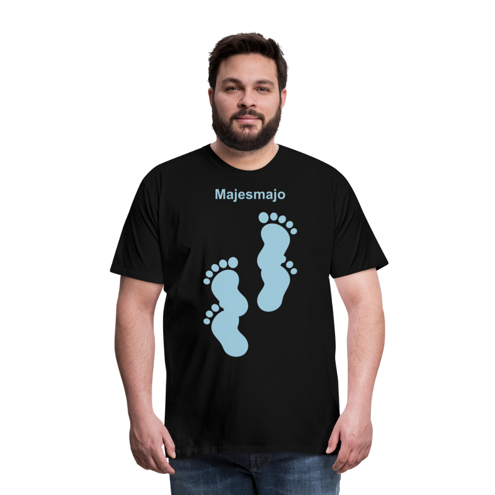 Camiseta premium hombre - negro