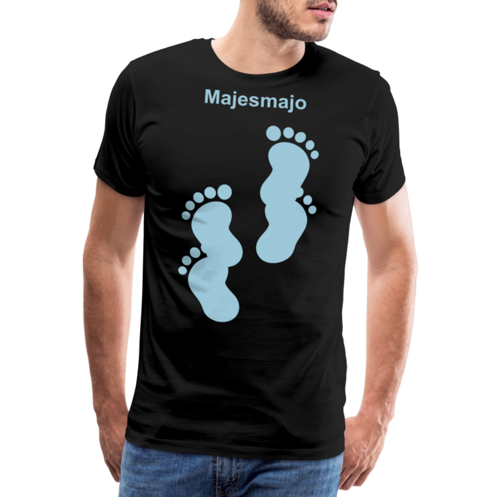 Camiseta premium hombre - negro