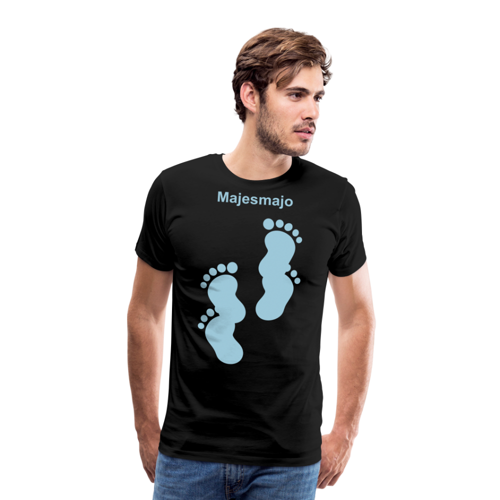 Camiseta premium hombre - negro