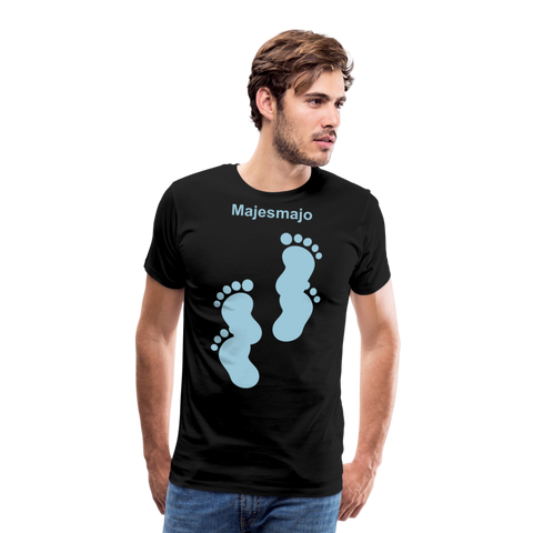 Camiseta premium hombre - negro