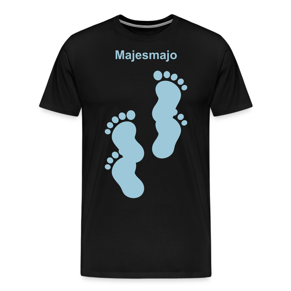 Camiseta premium hombre - negro