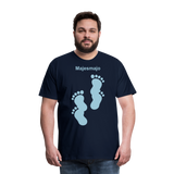 Camiseta premium hombre - azul marino