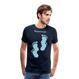 Camiseta premium hombre - azul marino