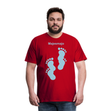 Camiseta premium hombre - rojo