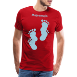 Camiseta premium hombre - rojo