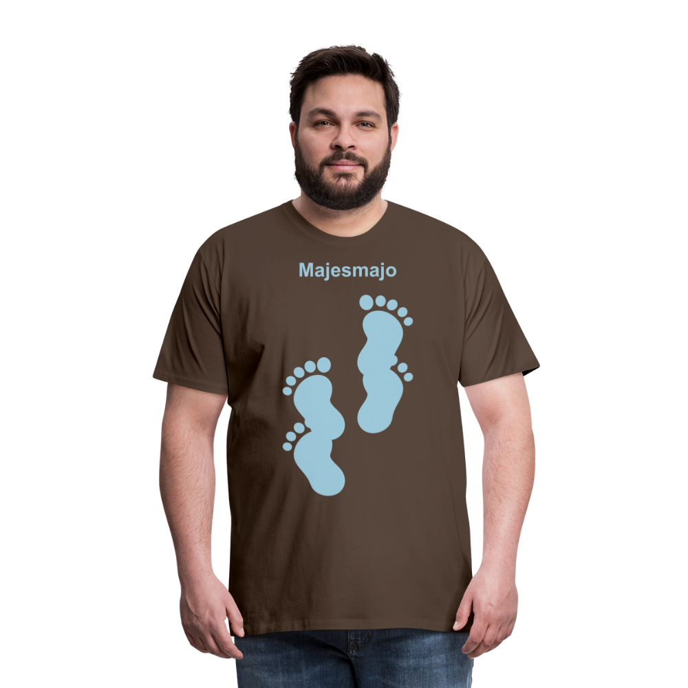 Camiseta premium hombre - marrón noble