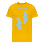 Camiseta premium hombre - amarillo sol