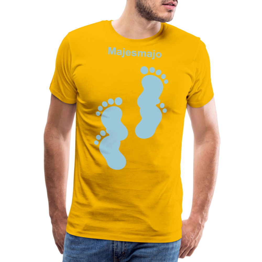 Camiseta premium hombre - amarillo sol