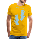 Camiseta premium hombre - amarillo sol