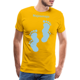 Camiseta premium hombre - amarillo sol