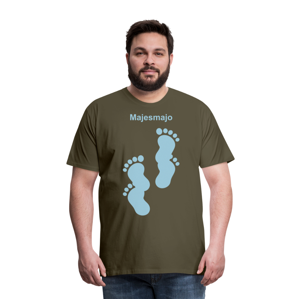 Camiseta premium hombre - caqui