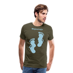 Camiseta premium hombre - caqui