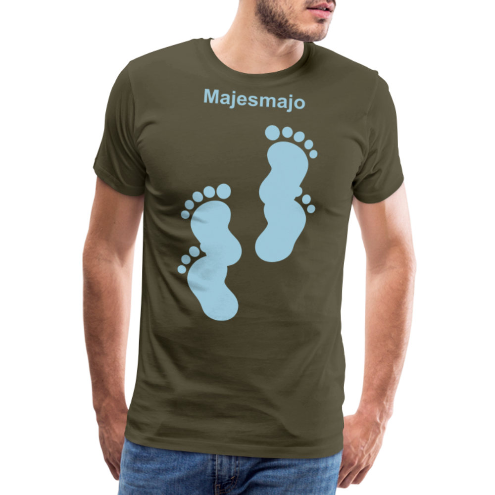 Camiseta premium hombre - caqui