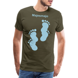 Camiseta premium hombre - caqui