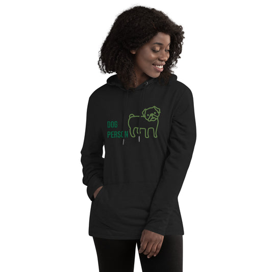 Sudadera ligera unisex"dog person"