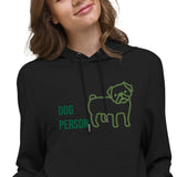 Sudadera ligera unisex"dog person"