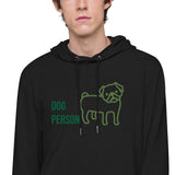 Sudadera ligera unisex"dog person"