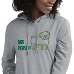 Sudadera ligera unisex"dog person"