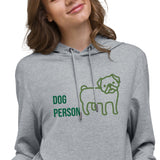 Sudadera ligera unisex"dog person"