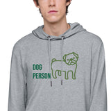 Sudadera ligera unisex"dog person"