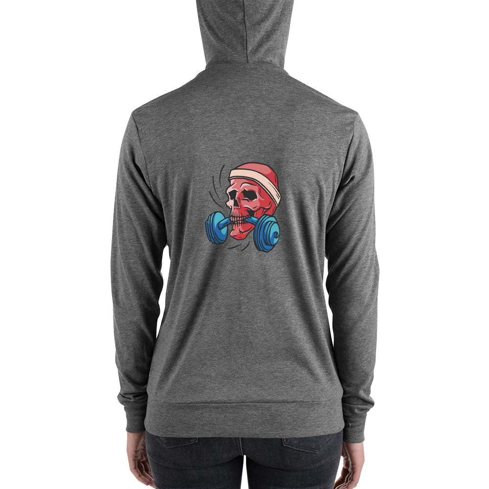 Sudadera con cremallera unisex"Chan"