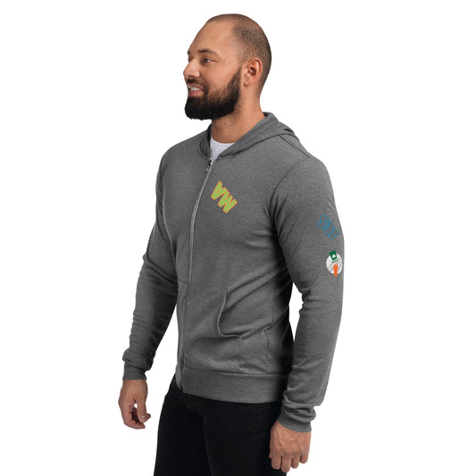 Sudadera con cremallera unisex"Majesmajo project"