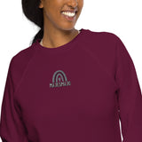 Sudadera orgánica raglán unisex"Spri"