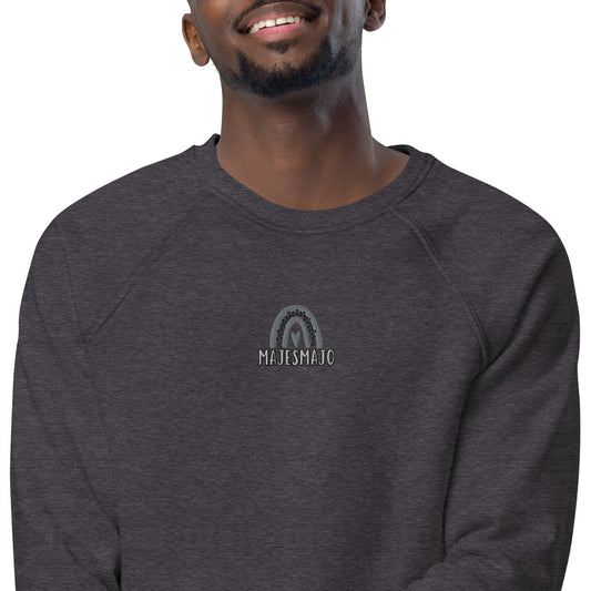 Sudadera orgánica raglán unisex"Spri"